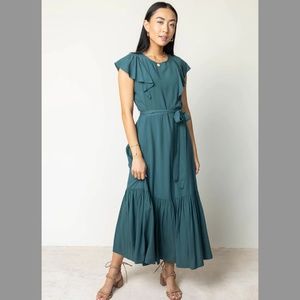 BÖHME Kasey Maxi Dress in Teal